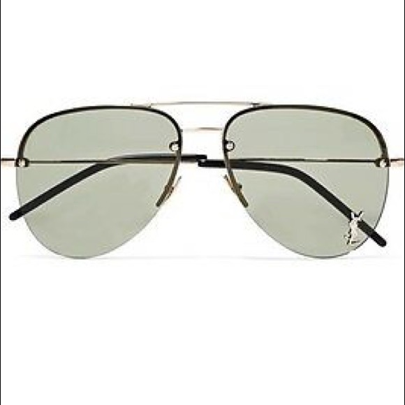 Saint Laurent Accessories - SAINT LAURENT CLASSIC 11 AVIATOR SUNGLASSES